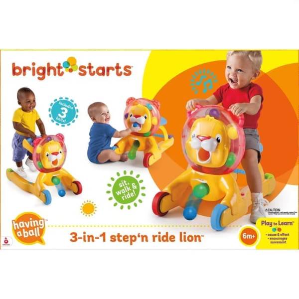 Bright Starts Lion 3in1 Step & Ride 4 Bright Starts Lion 3in1 Step & Ride 4