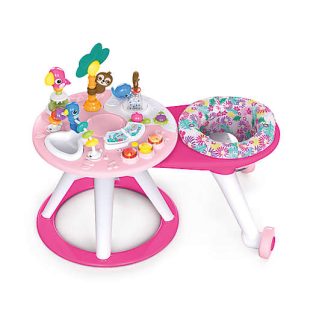 Bright Starts Around We Go 2-in-1 Baby Walker & Activity Table – Pink Bright Starts Around We Go 2-in-1 Baby Walker & Activity Table – Pink