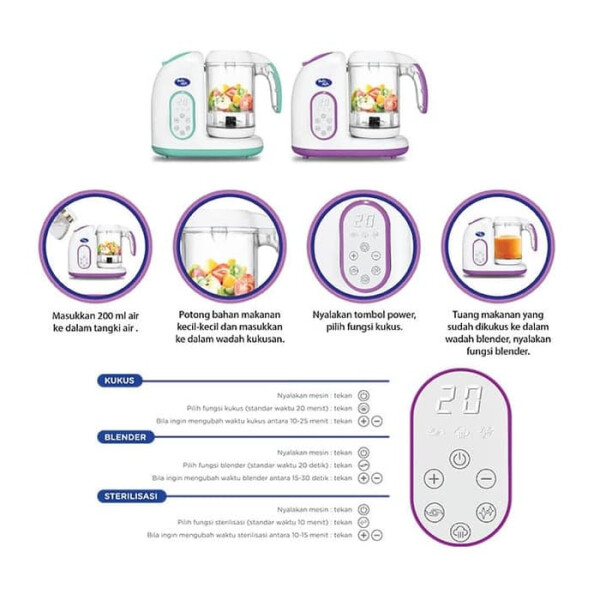 Baby Safe Digital Food Maker 2 Baby Safe Digital Food Maker 2