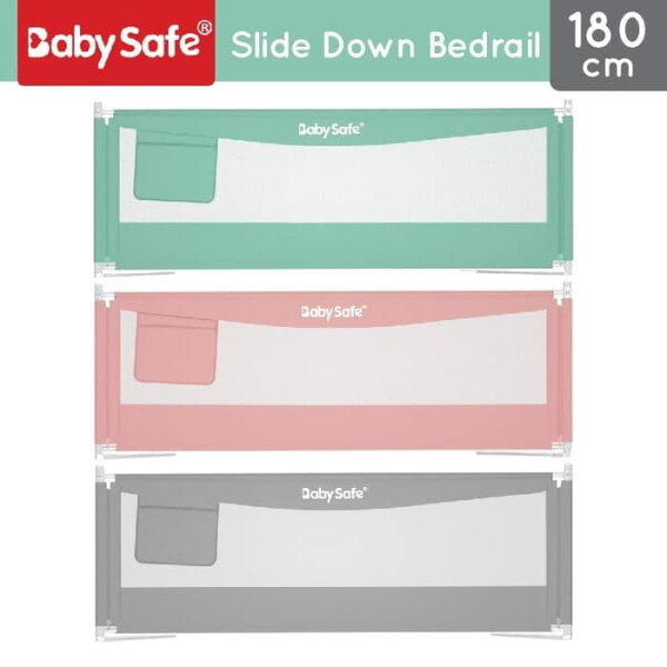 Baby Safe XY002C Slide Down Bed Rail 180cm – Grey Baby Safe XY002C Slide Down Bed Rail 180cm – Grey