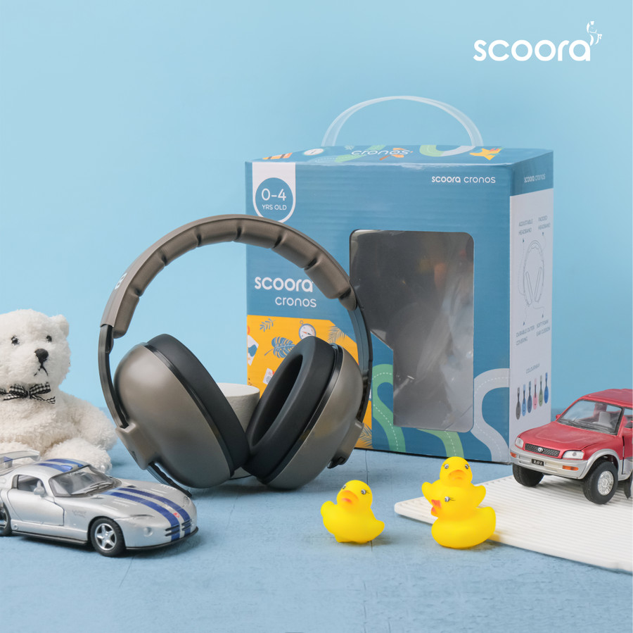 Scoora Cronos Baby & Kids Earmuff – Choco New 2 Scoora Cronos Baby & Kids Earmuff – Choco New 2
