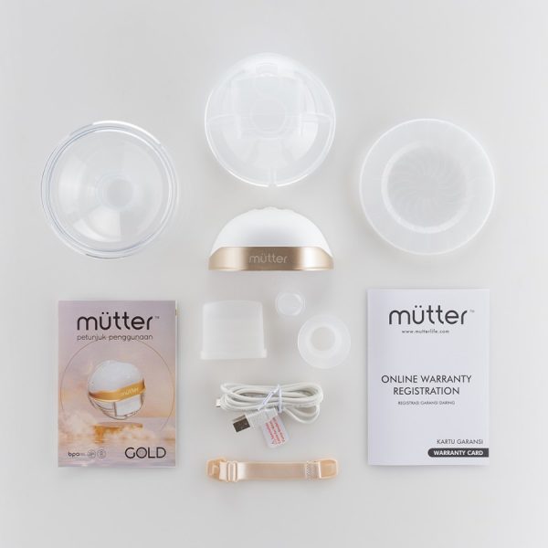Mutter Rose Gold Wearable Handsfree Breastpump – 1pcs 3 Mutter Rose Gold Wearable Handsfree Breastpump – 1pcs 3