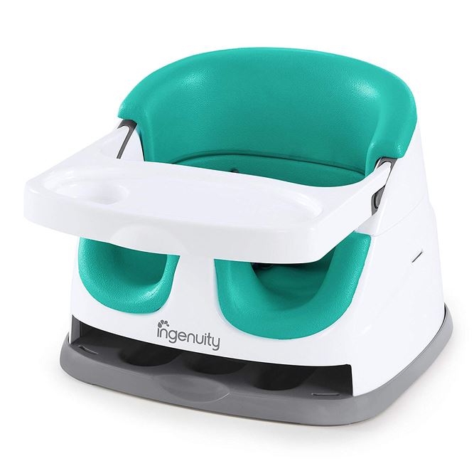 Ingenuity Baby Base 2-in-1 Booster Seat – Ultra Marine Green Ingenuity Baby Base 2-in-1 Booster Seat – Ultra Marine Green