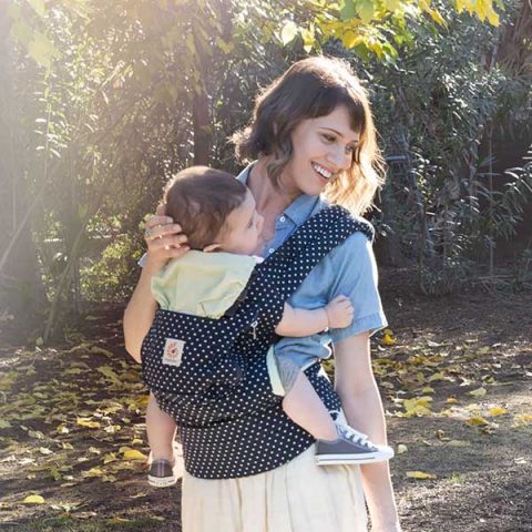 Ergobaby Original Baby Carrier – Indigo Mint Dots 4 Ergobaby Original Baby Carrier – Indigo Mint Dots 4