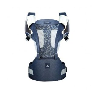 i-Angel Magic 7 Folding Hipseat Baby Carrier – Denim Star i-Angel Magic 7 Folding Hipseat Baby Carrier – Denim Star