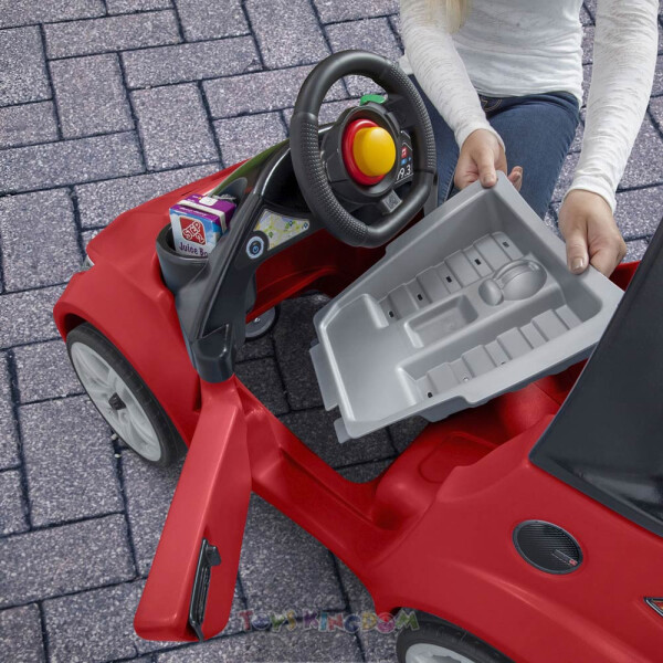 Step2 Turbo Coupe Foot-To-Floor Ride-On Car – Red 4 Step2 Turbo Coupe Foot-To-Floor Ride-On Car – Red 4